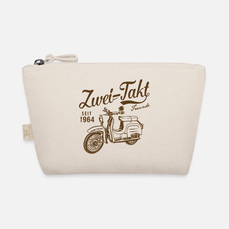 Simson Schwalbe Zweitakt Freunde - Bio-Täschchen - Natur
