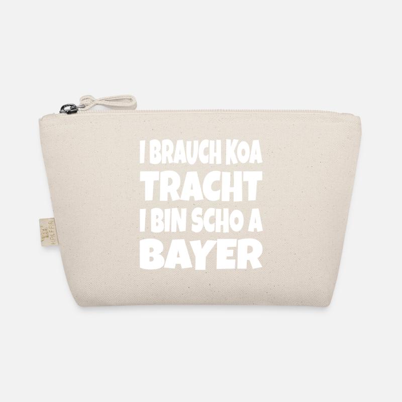 I brauch koa Tracht... - Bio-Täschchen - Natur