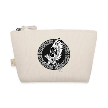 Keltische Harpyie / Celtic Harpy Bird (Mit Kreis) - Bio-Täschchen - Natur - Vorne
