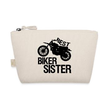Best Biker Sister - Organic Pouch - nature - Front