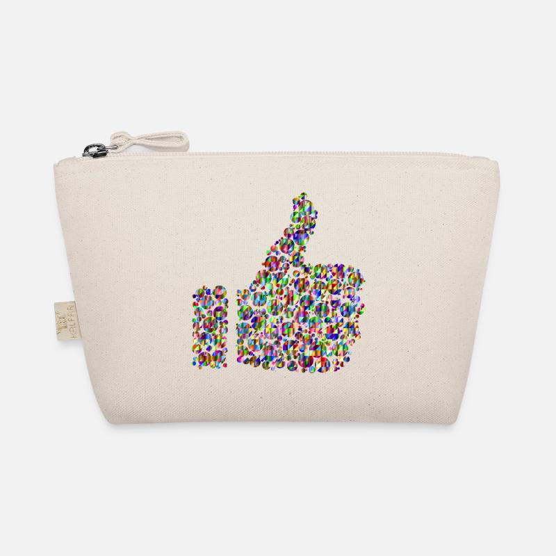 Rainbow colored thumb Organic Pouch