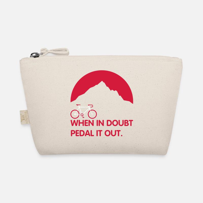 When in doubt pedal it out - For cyclists Organic Pouch