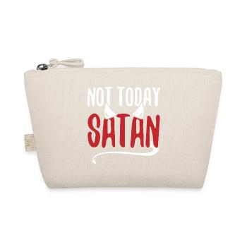 Not Today Satan - Organic Pouch - nature - Front