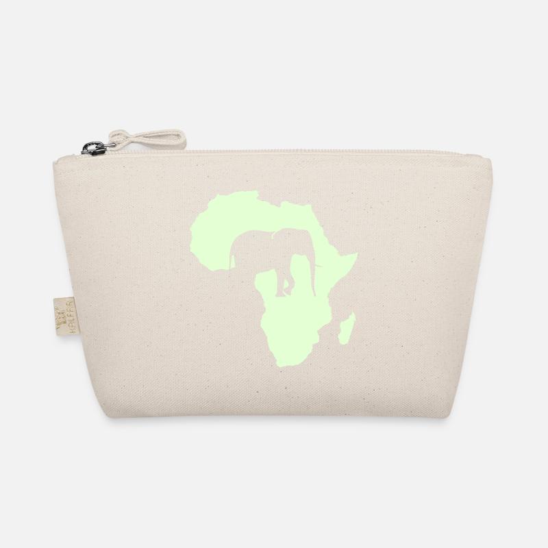Afrika Elefant - Bio-Täschchen - Natur