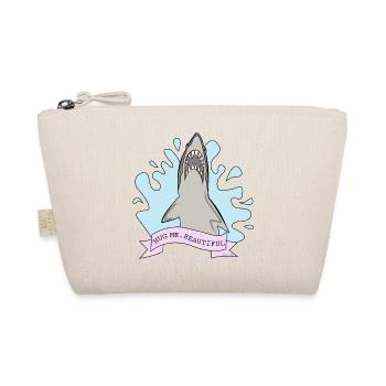 Hug me, Beautiful Animal Fashion - Organic Pouch - nature - Front