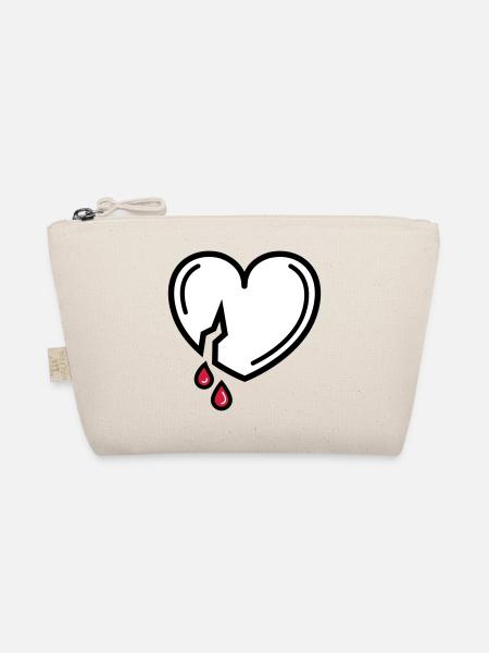 Bloody Love - Organic Pouch - nature - Front