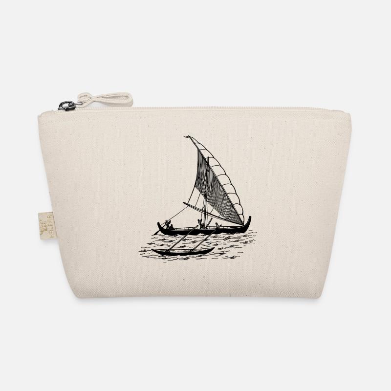 paddle boat sail boat rowboat sailboat35 Organic Pouch