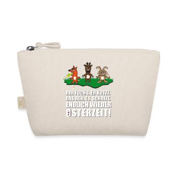 Osterzeit | Ostern | Osterhase | Osterei Reh Fuchs - Bio-Täschchen - Natur - Vorne