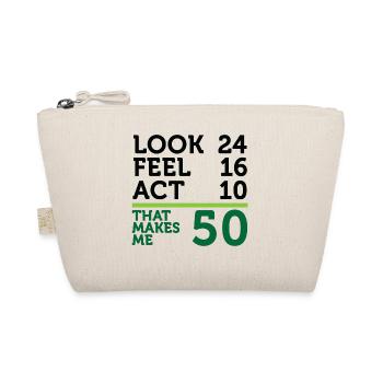 I am 50 years old, but .... - Organic Pouch - nature - Front