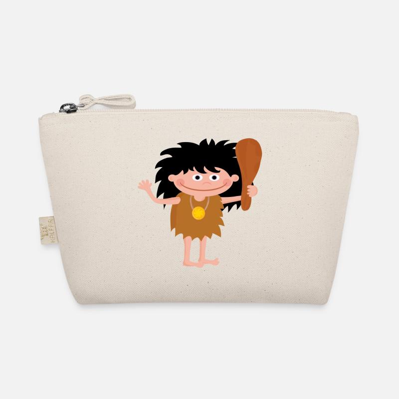 neanderthal cave man caveman steinzeit5 Organic Pouch