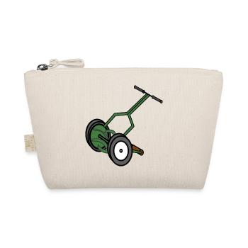 rasenmaeher lawn mower mowing machine4 - Organic Pouch - nature - Front