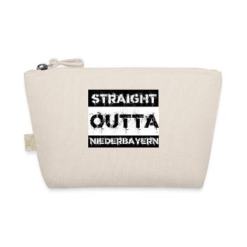 Straight Outta Niederbayern Bayern Geschenk Stadt - Bio-Täschchen - Natur - Vorne