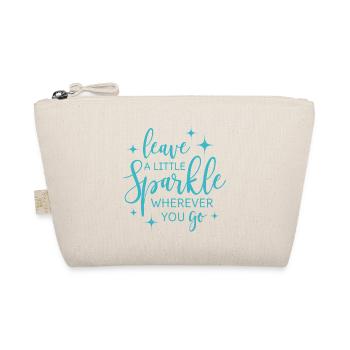 Leave a little sparkle wherever you go - Bio-Täschchen - Natur - Vorne