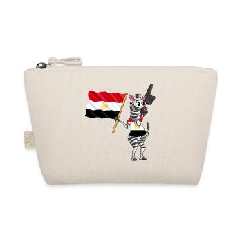 Egyptian zebra - Organic Pouch - nature - Front