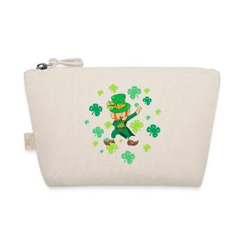 Leprechaun dansant Dabbing Trèfles Porte-bonheur - Trousse biologique - nature - Devant