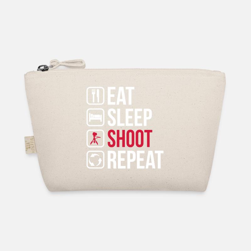 Eat Sleep Shoot Repeat Bio-Täschchen