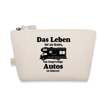 Wohnmobil,Camping,Fun Shirt,Wohnmobil Leben(25) - Bio-Täschchen - Natur - Vorne