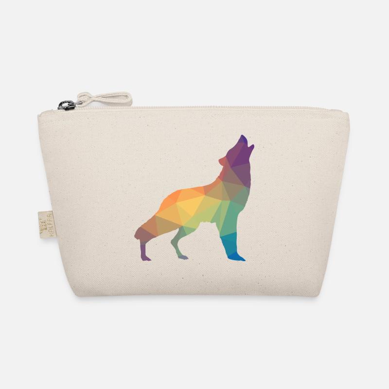 Wolf mosaïque, silhouette, profil Trousse biologique