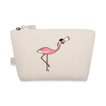 drink booze beer bottle thirst alcohol party fe - Organic Pouch - nature - Front