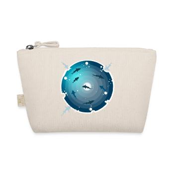 Underwater shark predator gift for divers - Organic Pouch - nature - Front
