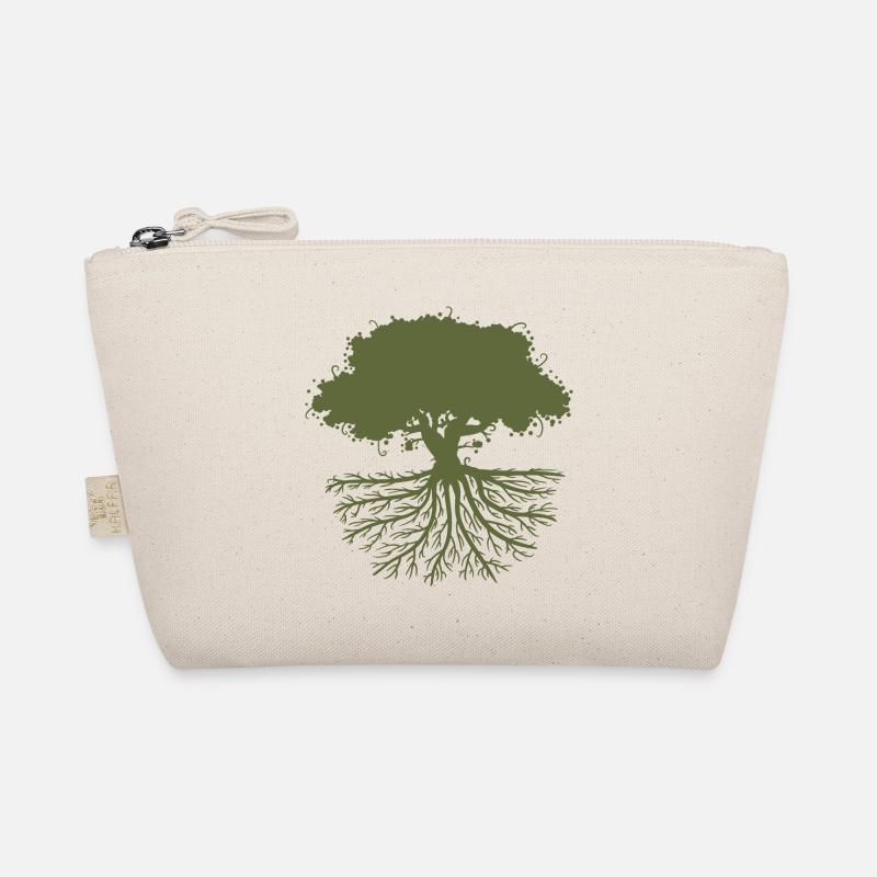 tree roots green Bio-Täschchen