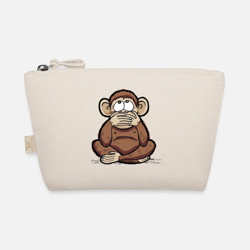 Iwazaru - monkey speaks no evil Organic Pouch