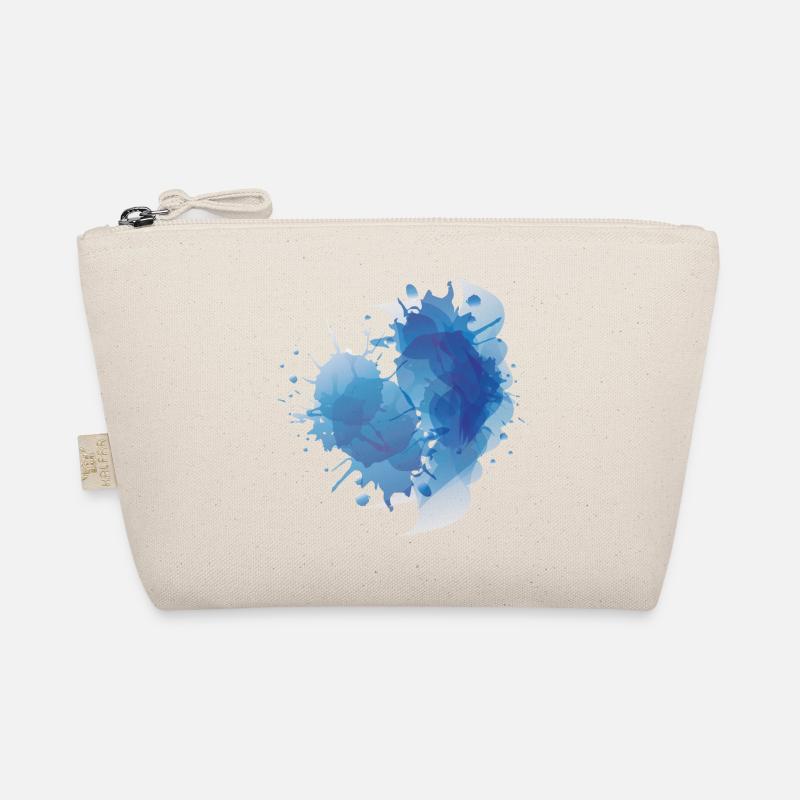 Farbverlauf Klecks Farbspritzer Maler Geschenk Bio-Täschchen