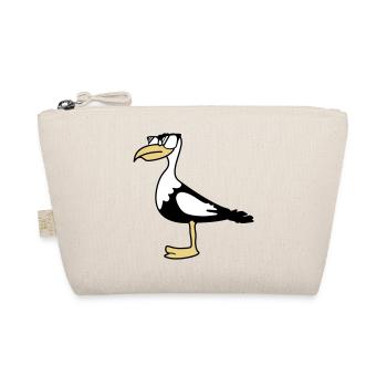 Hipster cool gull animal designs - Organic Pouch - nature - Front