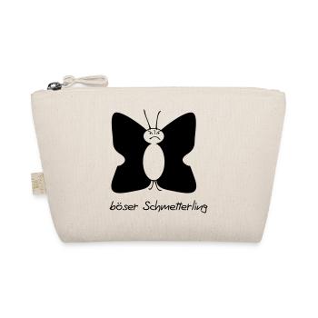 böser Schmetterling - Bio-Täschchen - Natur - Vorne