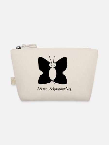 böser Schmetterling - Bio-Täschchen - Natur