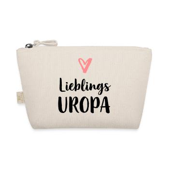 Lieblings Uropa Herz Geschenk Vatertag Geburtstag - Bio-Täschchen - Natur - Vorne