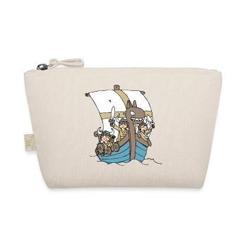 Viking Boat front - Bio-Täschchen - Natur - Vorne