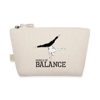 hand balance handstand calisthenics sport athlete - Organic Pouch - nature - Front
