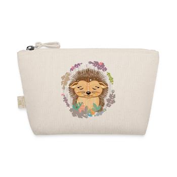 Un petit hérisson mignon en hibernation - Trousse biologique - nature - Devant