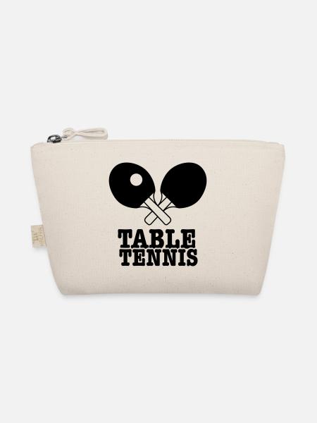 Tischtennis - Bio-Täschchen - Natur
