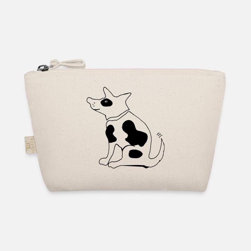 Funny spotted dog, terrier Organic Pouch