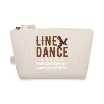 Linedance Spaß - Bio-Täschchen - Natur - Vorne