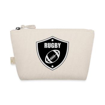 Rugby - Rugbyman - Sport - Fighter - Fight - Bio-Täschchen - Natur - Vorne