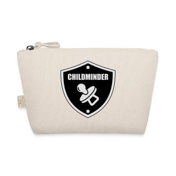 Childminder Nanny Baby Kindermädchen Nourrice - Organic Pouch - nature - Front