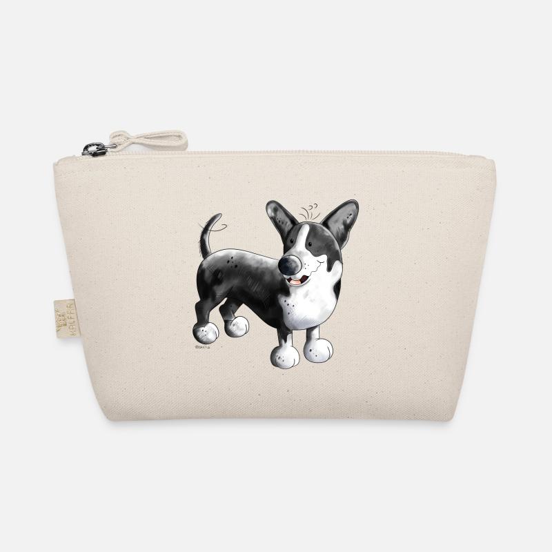 Welsh Corgi Cardigan - Bio-Täschchen - Natur