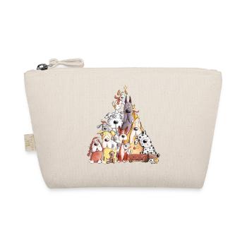 MERRY WOOFMAS Christmas dog pile I dogs - Organic Pouch - nature - Front