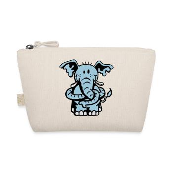 Big Elephant - Elephants - Cartoon - Gift - Organic Pouch - nature - Front
