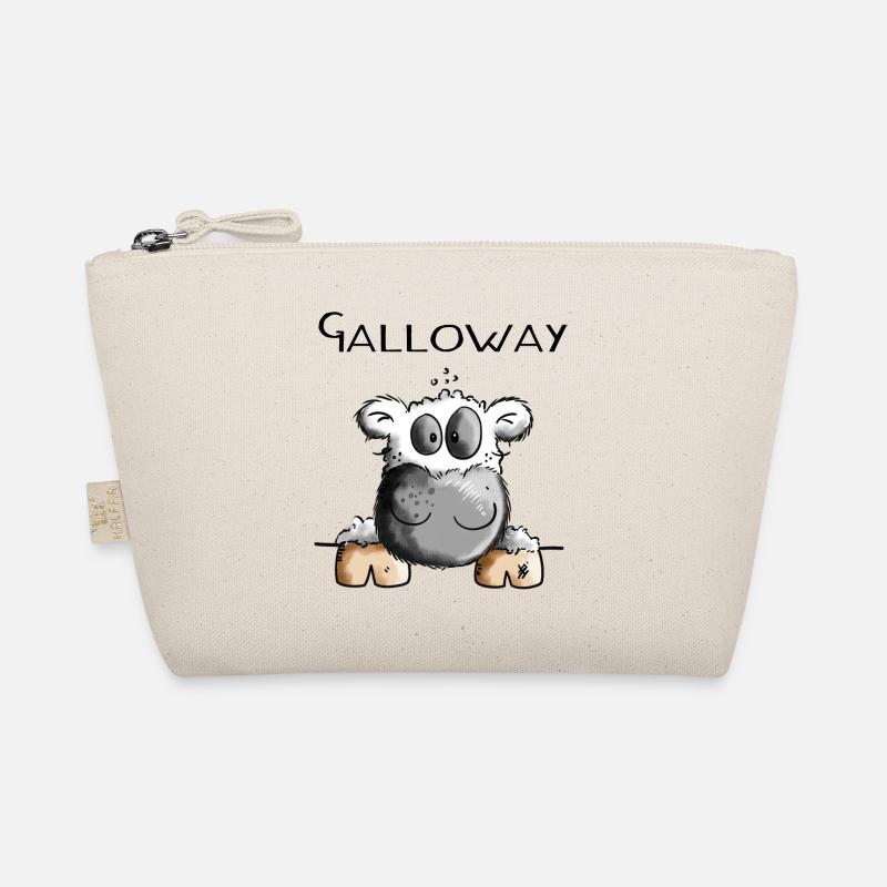 Galloway Rind - Kuh - Rinder - Kühe - Comic Bio-Täschchen