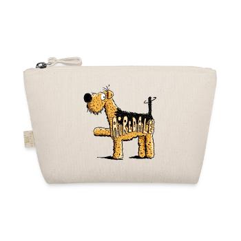 Cute Airedale Terrier - Dog - Cartoon - Gift - Organic Pouch - nature - Front