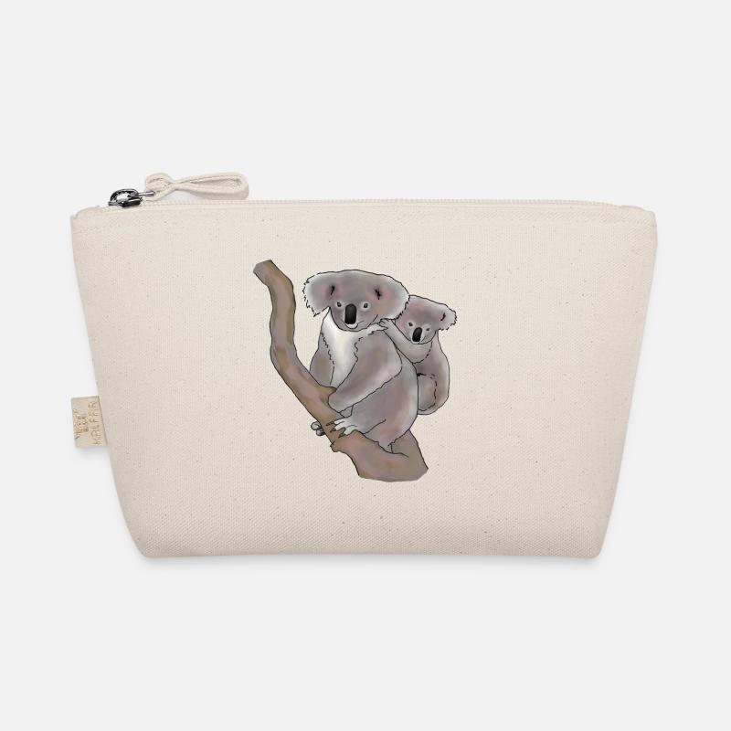 Koala, Mutter und Kind Bio-Täschchen