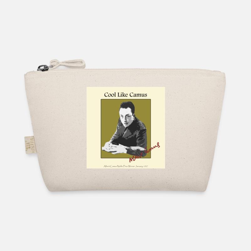Be cool like Albert Camus! - Organic Pouch - nature