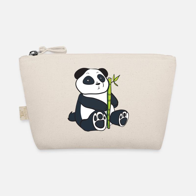 Panda - Bio-Täschchen - Natur