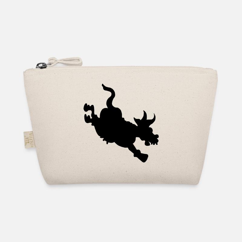 Funny cow shadow image Organic Pouch