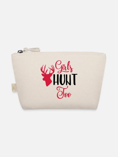 Filles HUNT Too / chasseresse / chasse - Trousse biologique - nature - Devant