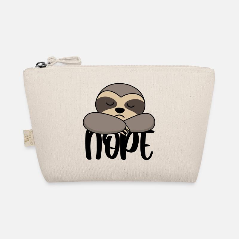 Faultier Nope - Bio-Täschchen - Natur